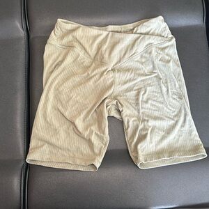 Army Green Biker Shorts